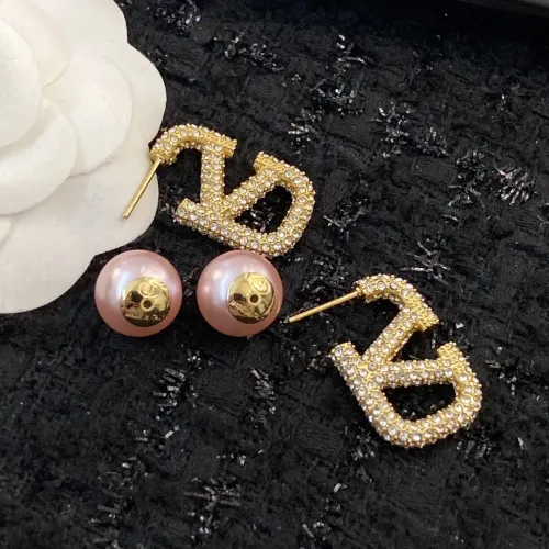 Replica Valentino Earrings For Women #1390864 $40.00 USD for Wholesale