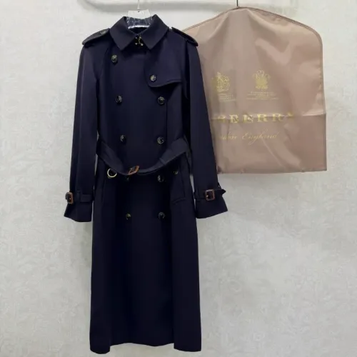 Burberry Trench Coat Long Sleeved For Women #1390954, $190.00 USD, [ITEM#1390954], Burberry Trench Coat