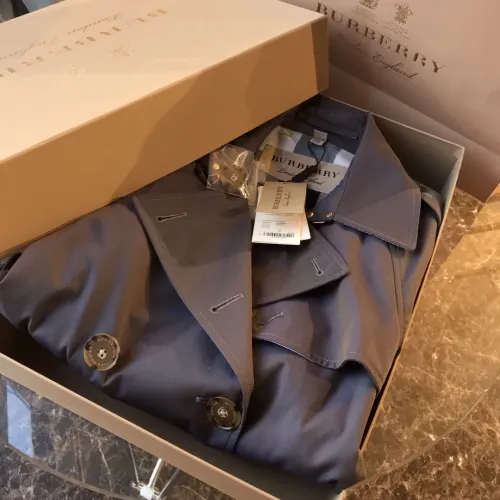 Replica Burberry Trench Coat Long Sleeved For Women #1391046 $172.00 USD for Wholesale