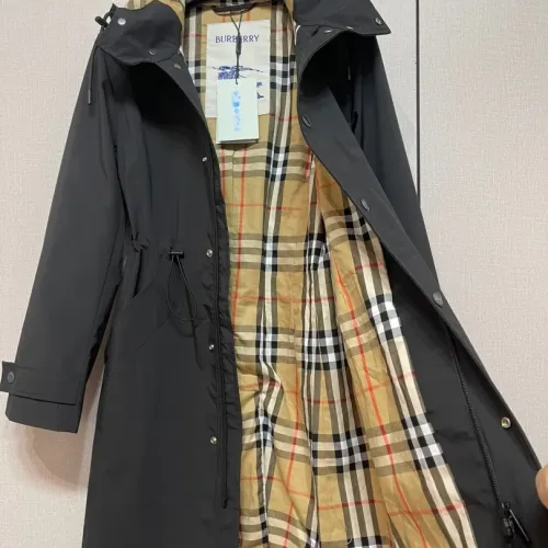 Replica Burberry Trench Coat Long Sleeved For Women #1391099 $170.00 USD for Wholesale