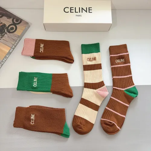 Replica Celine Socks #1391166 $29.00 USD for Wholesale