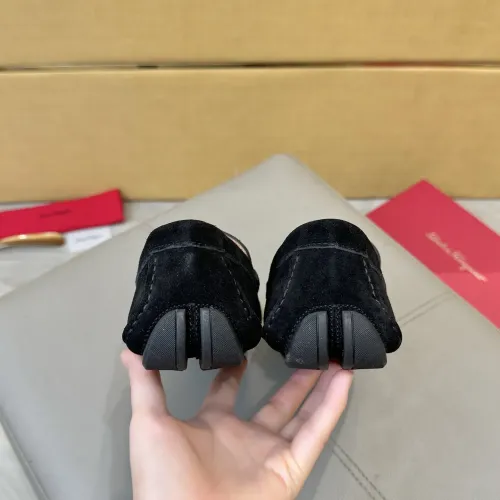 Replica Salvatore Ferragamo Leather Shoes For Men #1391718 $96.00 USD for Wholesale