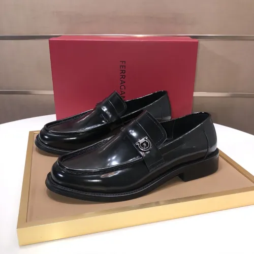 Salvatore Ferragamo Leather Shoes For Men #1391772