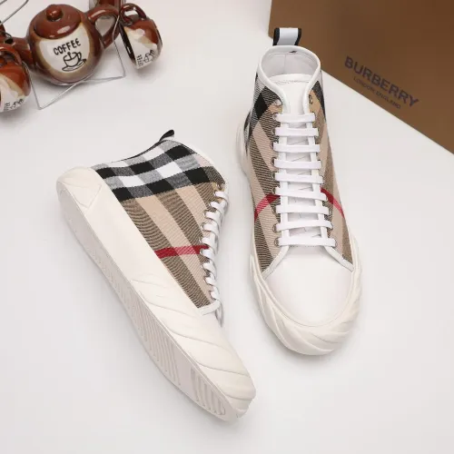 Replica Burberry High Tops Shoes For Men #1391795 $76.00 USD for Wholesale