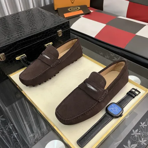 Replica TOD'S Oxfords Shoes For Men #1392055 $88.00 USD for Wholesale