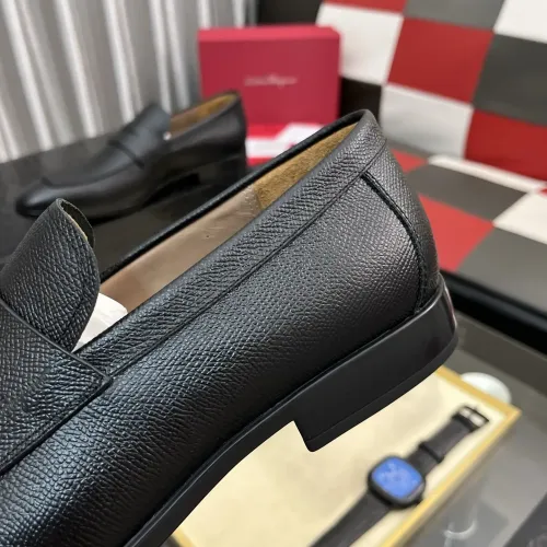 Replica Salvatore Ferragamo Leather Shoes For Men #1392075 $108.00 USD for Wholesale