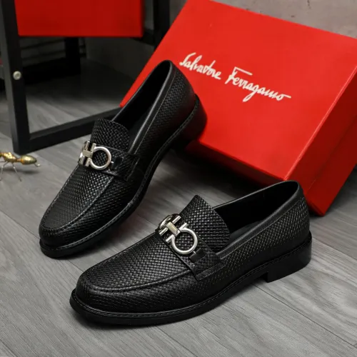 Salvatore Ferragamo Leather Shoes For Men #1392089