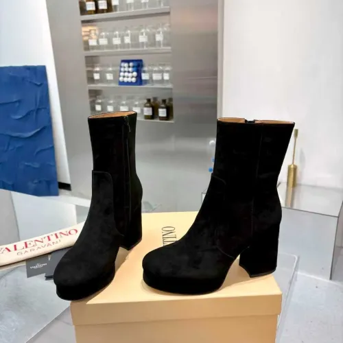Replica Valentino Boots For Women #1392565 $145.00 USD for Wholesale
