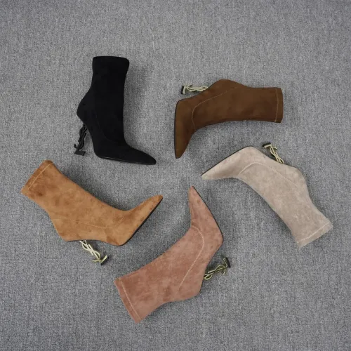Replica Yves Saint Laurent YSL Boots For Women #1392765 $118.00 USD for Wholesale