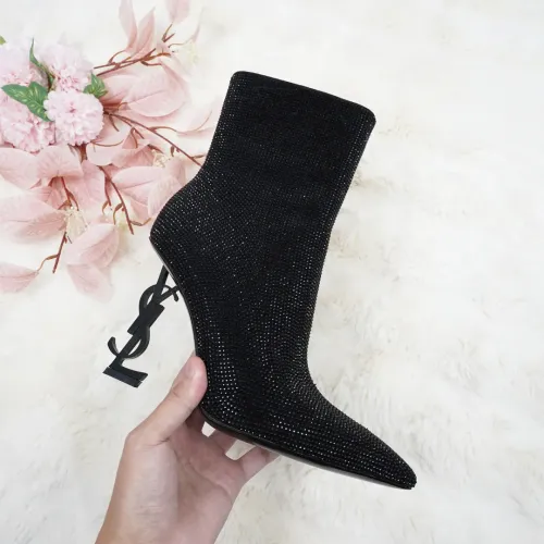 Replica Yves Saint Laurent YSL Boots For Women #1392783 $190.00 USD for Wholesale