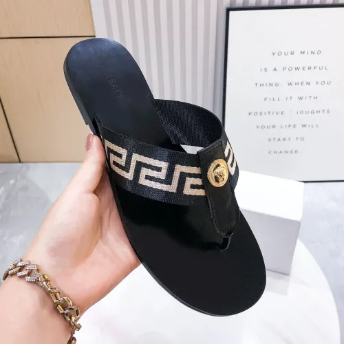 Replica Versace Slippers For Men #1392818 $102.00 USD for Wholesale