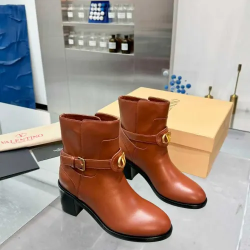 Replica Valentino Boots For Women #1392889 $145.00 USD for Wholesale