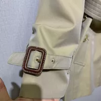 $162.00 USD Burberry Trench Coat Long Sleeved For Women #1387265