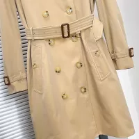 $162.00 USD Burberry Trench Coat Long Sleeved For Women #1387267