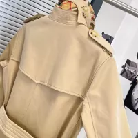 $162.00 USD Burberry Trench Coat Long Sleeved For Women #1387267