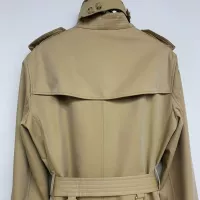 $185.00 USD Burberry Trench Coat Long Sleeved For Men #1387279