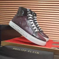 $92.00 USD Philipp Plein PP High Tops Shoes For Men #1387889