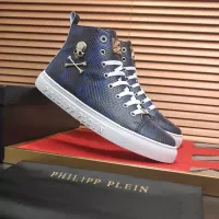 $92.00 USD Philipp Plein PP High Tops Shoes For Men #1387897