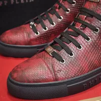 $92.00 USD Philipp Plein PP High Tops Shoes For Men #1387899