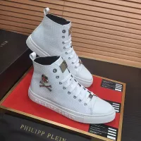 $92.00 USD Philipp Plein PP High Tops Shoes For Men #1387901