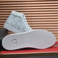 $92.00 USD Philipp Plein PP High Tops Shoes For Men #1387906
