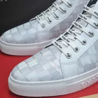 $92.00 USD Philipp Plein PP High Tops Shoes For Men #1387906