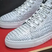 $92.00 USD Philipp Plein PP High Tops Shoes For Men #1387910
