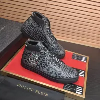 $92.00 USD Philipp Plein PP High Tops Shoes For Men #1387911