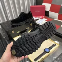 $118.00 USD Salvatore Ferragamo Leather Shoes For Men #1387948