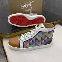 $98.00 USD Christian Louboutin High Top Shoes For Women #1388041