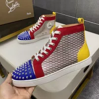 $98.00 USD Christian Louboutin High Top Shoes For Men #1388042