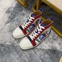 $100.00 USD Christian Louboutin High Top Shoes For Men #1388053