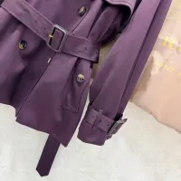$165.00 USD Burberry Trench Coat Long Sleeved For Women #1390953