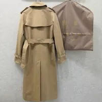 $190.00 USD Burberry Trench Coat Long Sleeved For Women #1390955