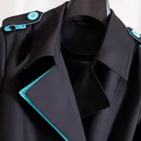 $132.00 USD Burberry Trench Coat Long Sleeved For Women #1391097