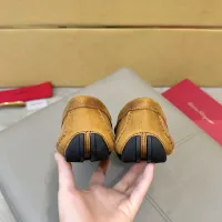 $96.00 USD Salvatore Ferragamo Leather Shoes For Men #1391720