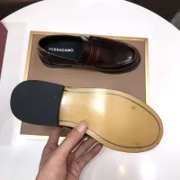 $100.00 USD Salvatore Ferragamo Leather Shoes For Men #1391771