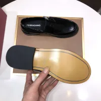 $100.00 USD Salvatore Ferragamo Leather Shoes For Men #1391772