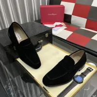 $108.00 USD Salvatore Ferragamo Leather Shoes For Men #1392086