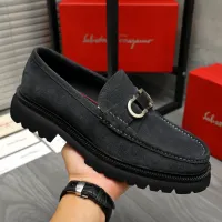 $112.00 USD Salvatore Ferragamo Leather Shoes For Men #1392098