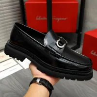 $112.00 USD Salvatore Ferragamo Leather Shoes For Men #1392109