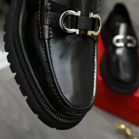 $112.00 USD Salvatore Ferragamo Leather Shoes For Men #1392109