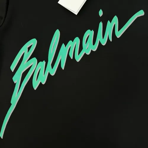 Replica Balmain T-Shirts Long Sleeved For Men #1393465 $80.00 USD for Wholesale