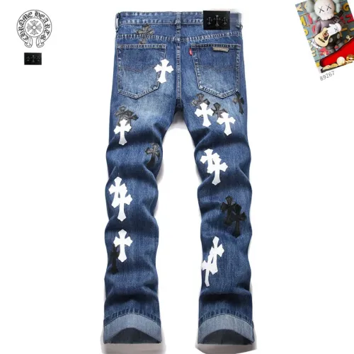 Replica Chrome Hearts Jeans For Men #1394581 $48.00 USD for Wholesale