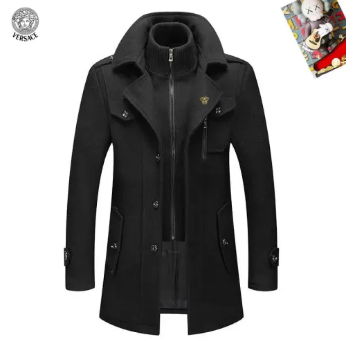 Versace Coats Long Sleeved For Men #1395504