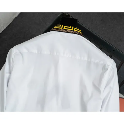 Replica Versace Shirts Long Sleeved For Men #1395841 $40.00 USD for Wholesale