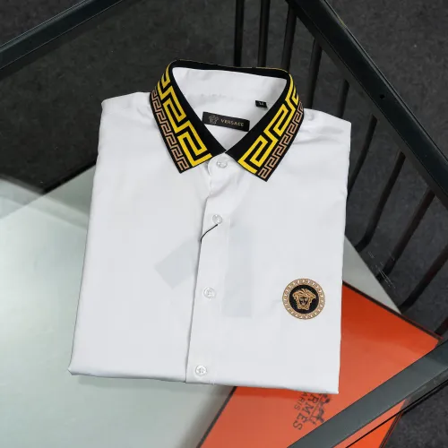 Replica Versace Shirts Long Sleeved For Men #1395841 $40.00 USD for Wholesale