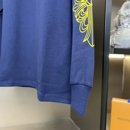 Replica Chrome Hearts T-Shirts Long Sleeved For Unisex #1396038 $45.00 USD for Wholesale