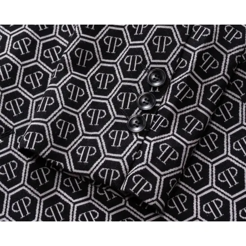 Replica Philipp Plein PP Jackets Long Sleeved For Men #1396130 $68.00 USD for Wholesale