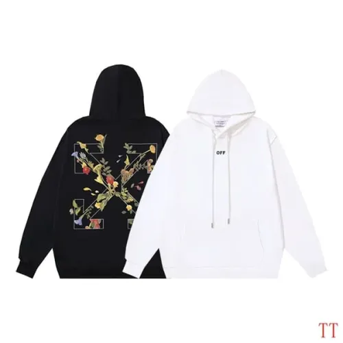 Replica Off-White Hoodies Long Sleeved For Unisex #1396293 $52.00 USD for Wholesale
